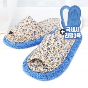 테라 라이펀 극세사 청소실내화 알장미블루+리필3족이미지입니다. 누르면 해당 게시물로 새창이동합니다.