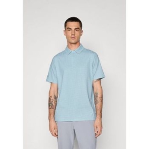 캘러웨이 콜웨이 텍스처드 프린트 폴로 셔츠 아쿠아퍼 6768901_이미지