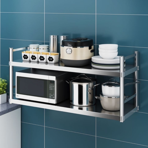 스테인리스 벽걸이 전자레인지 선반