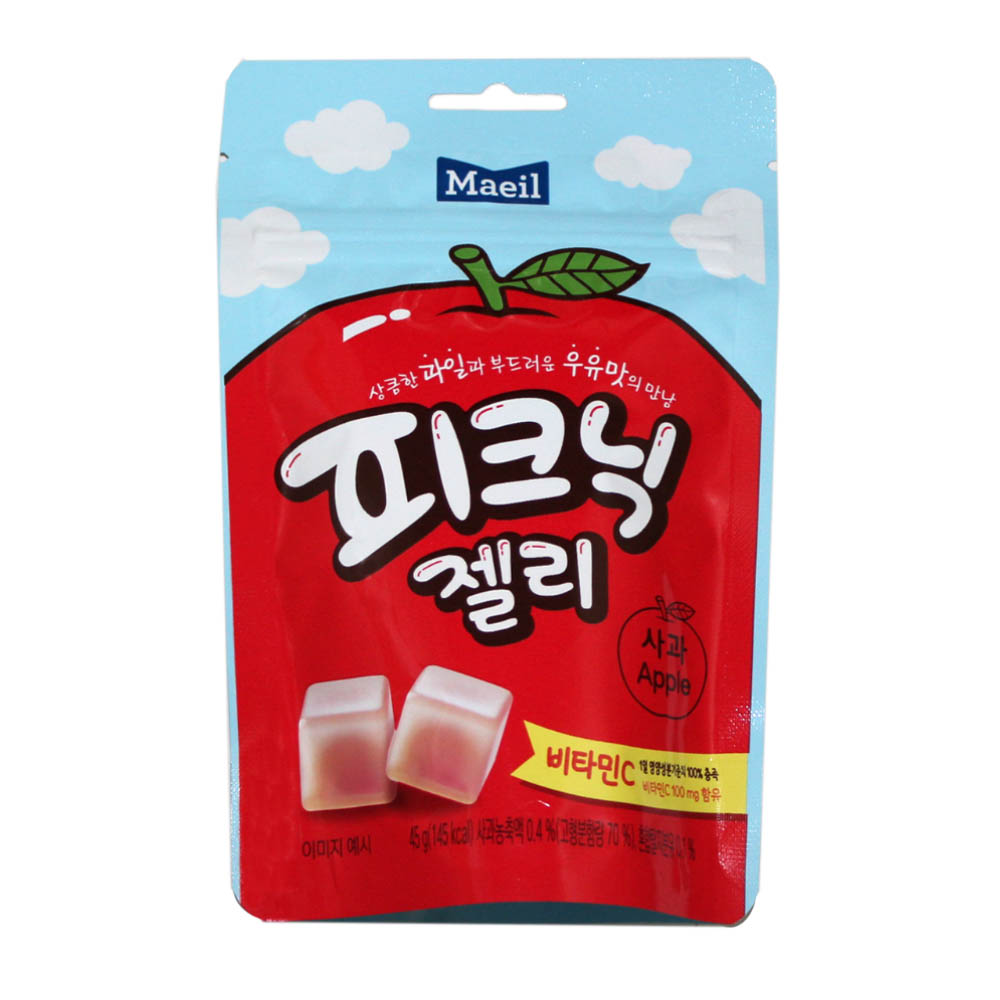 매일유업 피크닉 젤리 사과 45g (9개)_이미지