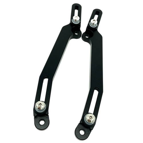 바이크 2021 FORZA750 윈드 스크린 조절기 CNC 윈드 실드 브래킷 혼다 포르자 750 2021 액세서 02 Black ..