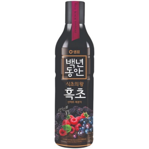 백년동안 흑초 산머루 복분자 900ml (8개)_이미지