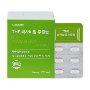 닥터루템 THE 와사비잎 추출물 600mg 60정 (1개)_이미지