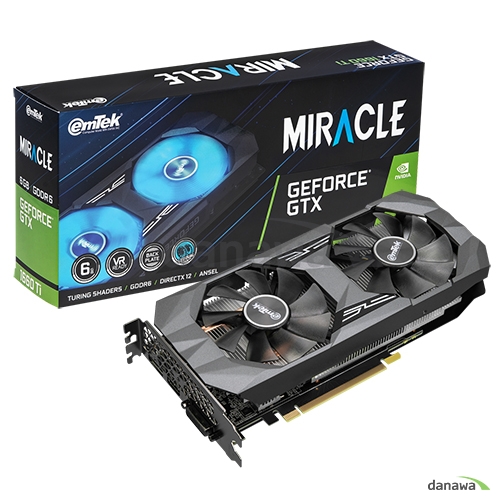 이엠텍 지포스 GTX 1660 Ti MIRACLE D6 6GB_이미지