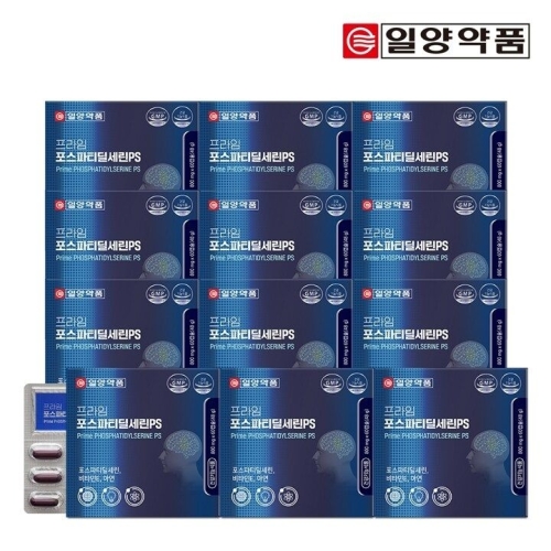 일양약품 프라임 포스파티딜세린PS 800mg 60캡슐 (12개)_이미지