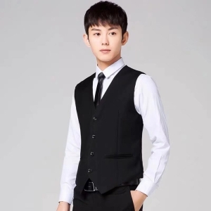 뉴타임즈 남자 정장 베스트 No044Z XL 검정색_이미지