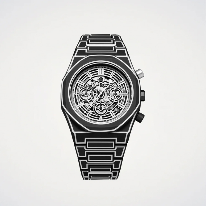 디원 밀라노 D1밀라노 블랙 스케치 폴리크로노 40.5mm D1-PHBJ14