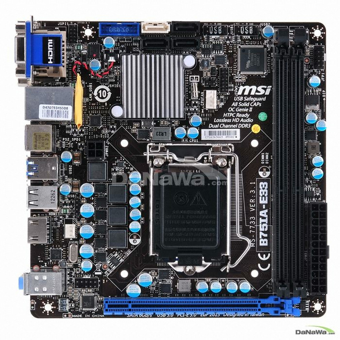 MSI B75IA-E33 GEN3 ITX