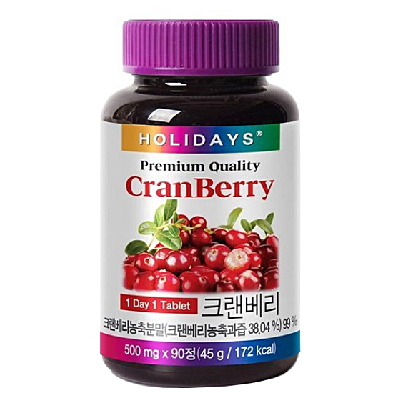 홀리데이즈 크랜베리 90정 (4개)_이미지