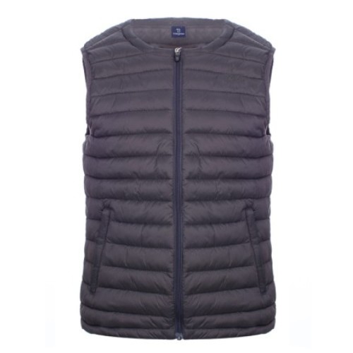 트레비스 로고 심플 경량패딩 베스트 TM19WDV01 (GY, 그레이)