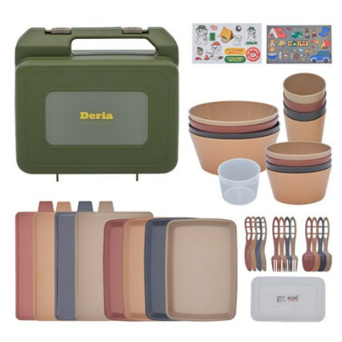 드리아 캠핑 식기 커트러리 세트