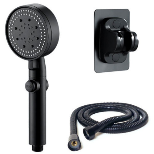 윈프라이스 경량 5단조절 블랙 미스트 샤워기 3종세트