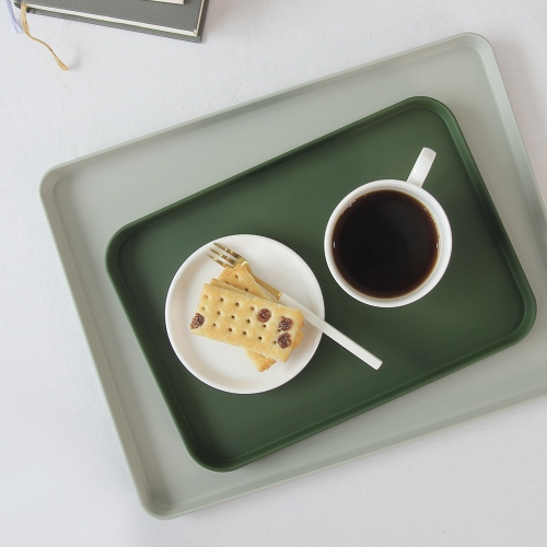 테이블코드 2종세트 논슬립 메탈 사각트레이 소+대 6colors_이미지