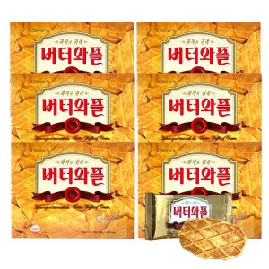 크라운제과 버터와플 316g (6개)_이미지