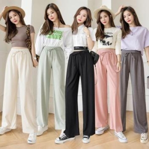 오노마 ONM 여름필수 쿨링 아이스바지 여성 와이드팬츠 집콕룩 38147933_이미지