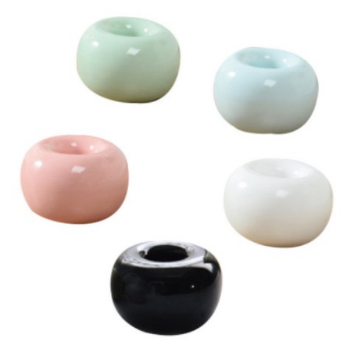 에코컴퍼니 ㅤ도자기 칫솔꽂이 5종 세트 (1세트)_이미지