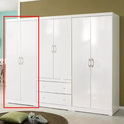 라레스가구 백실 옷봉장 옷장 800