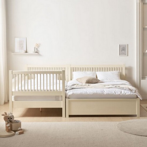 상일리베가구 르몽 원목 패밀리침대 SS+SS (본넬스프링)_이미지