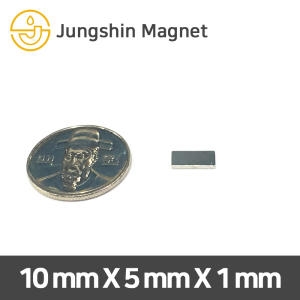 네오디움 초강력 사각자석 10x5x1mm