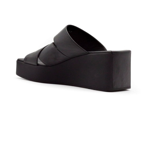 빅마티 블랙 레더 웨지 샌들 1K5704DK20H060101. B0301964865