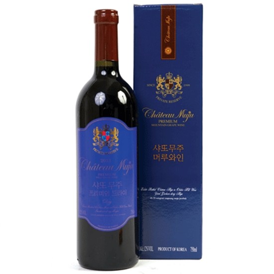 샤또무주 머루와인 프리미엄 드라이 750ml (1개)_이미지