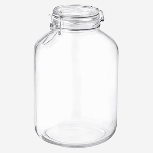 피도 밀폐용기 유리병 5000ml 1P