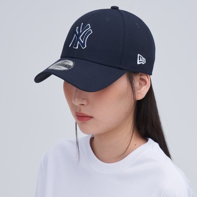 남녀공용 CTO 940 아웃라인 로고 뉴욕 양키스 모자 14707513 CONSUMER NAVY OSFM