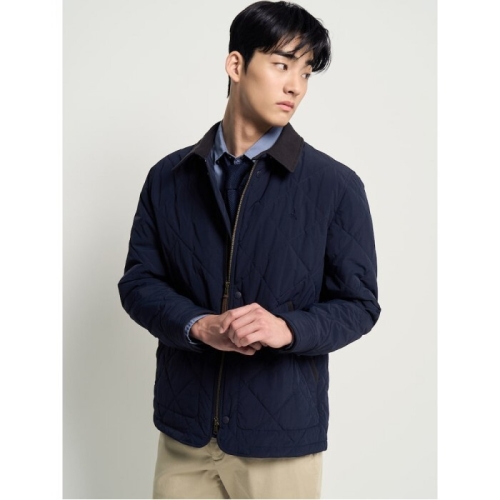 삼성물산 빈폴 남성 다이아 퀼팅 패딩 사파리 BC6138CP1R