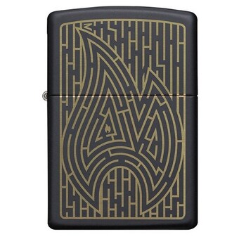지포(ZIPPO) BLACK MATTE LASER ENGRAVE 49597