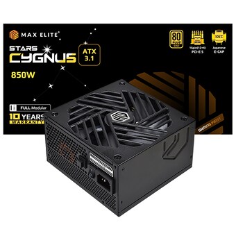 맥스엘리트 STARS CYGNUS <b>850W</b> 80PLUS골드 풀모듈러 ATX3.1