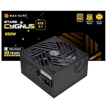 맥스엘리트 STARS CYGNUS <b>850W</b> 80PLUS골드 풀모듈러 ATX3.1