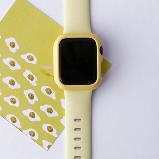 폰트리 힐링쉴드 애플워치 스트랩 실리콘 SL 시리즈 (크리미 옐로우)