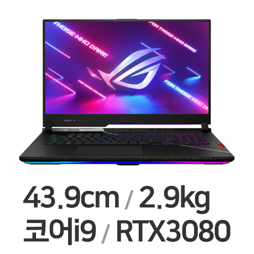 ASUS ROG SCAR 17 G733ZS-LL015 32GB램 (SSD 512GB + SSD 1TB)_이미지
