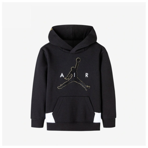 키즈 JORDAN BLACKGOLD FLC PULLOVER HOODIE DQ3716-010