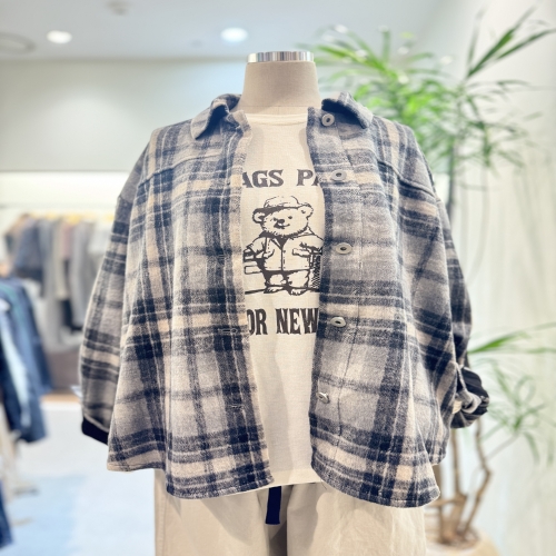 러브앤쇼 클래식 체크 셔츠 LCFJPSH02