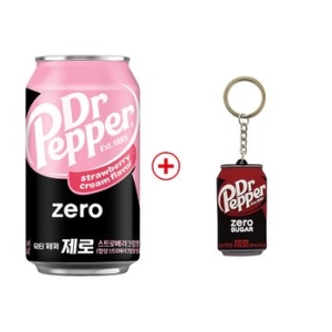 코카콜라음료 닥터페퍼 제로 스트로베리크림향 350ml (24개)_이미지