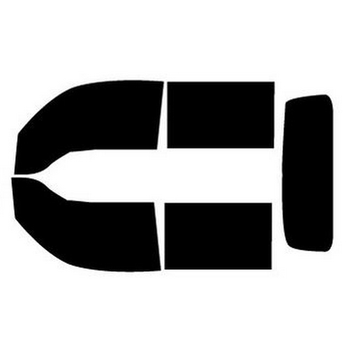 넥스텍 열차단 측후면 썬팅필름 기아 봉고3 더블캡 전용