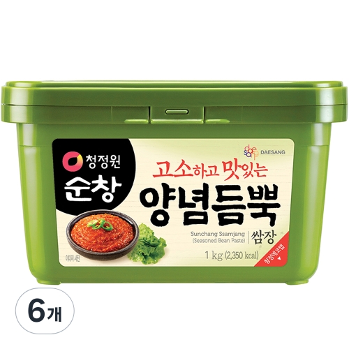청정원 순창 양념 듬뿍 쌈장 1kg (6개)_이미지