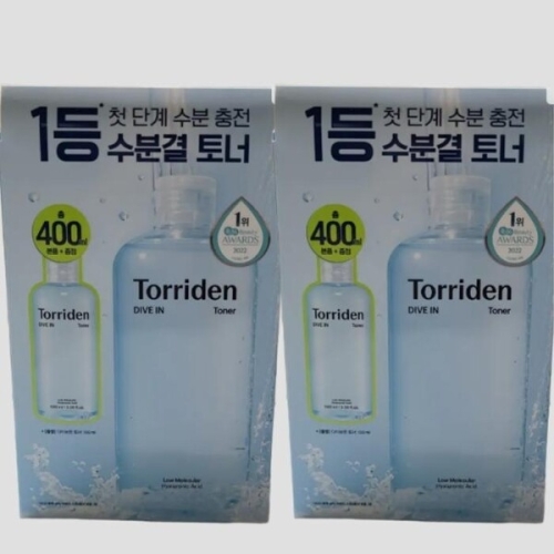 토리든 다이브인 저분자 히알루론산 토너 300ml+100ml (2개)_이미지