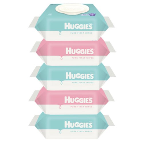 유한킴벌리 하기스 퓨어 퍼스트 물티슈 캡형 72매 (10팩)