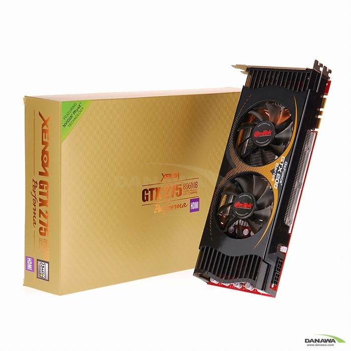이엠텍 XENON 지포스 GTX275 퍼포마 HDMI 896MB Twin Cool+_이미지