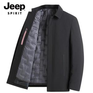 JEEP 만물상 스프릿 남성 정장 패딩 오리털 중년 경량 겨울 퀼팅 비즈니스 자켓229657_이미지