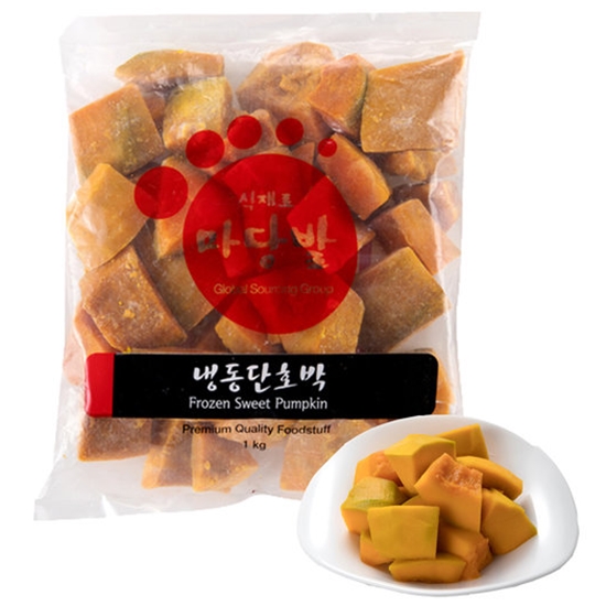 청학에프엔씨 마당발 냉동 탈피 단호박 1kg (2개)_이미지