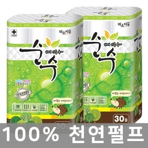 땡큐 매일매일 부드러운 화장지 3겹 (30롤)