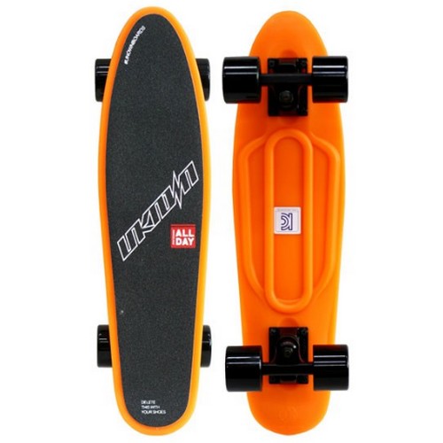 웰노운컴퍼니 언노운 클래식 크루저보드 22인치 오렌지_이미지