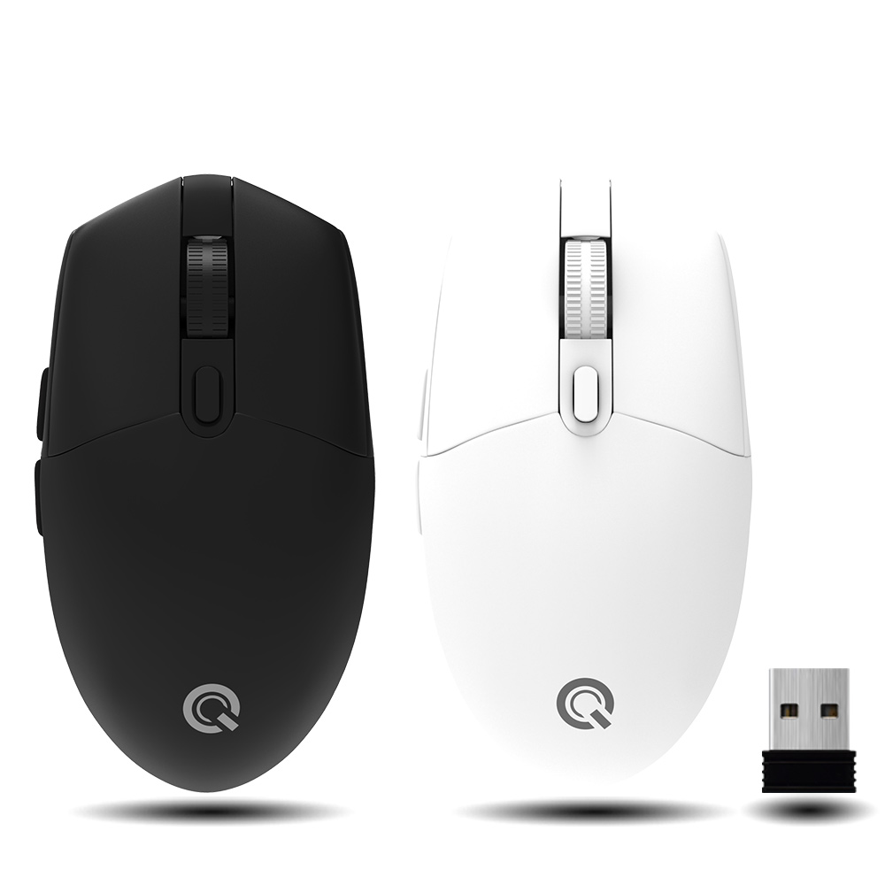 QSENN M1000 무선 마우스 (화이트)_이미지