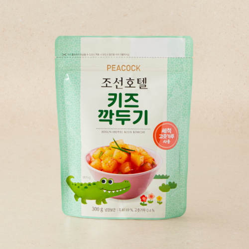  피코크 조선호텔 키즈 깍두기 300g [3개]