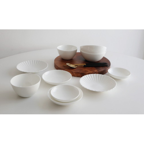  한국도자기 므아레 블랑 2인 홈세트 10P