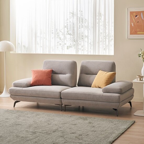 에몬스 위브릭 듀얼 스윙 M 패브릭 소파 3인용 (스툴별도)