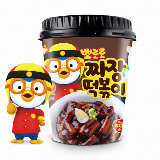 그루나무 무꼬뭐꼬 뽀로로 짜장떡볶이 110g (16개)_이미지